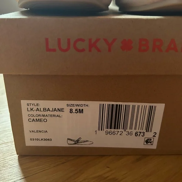 Lucky Brand | Alba Jane | Pink Flats Size 8.5 - Picture 6 of 7
